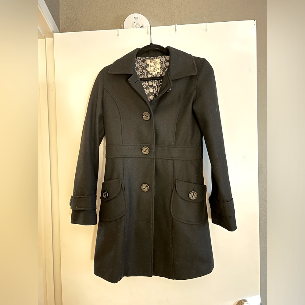 Tulle blue Peacoat